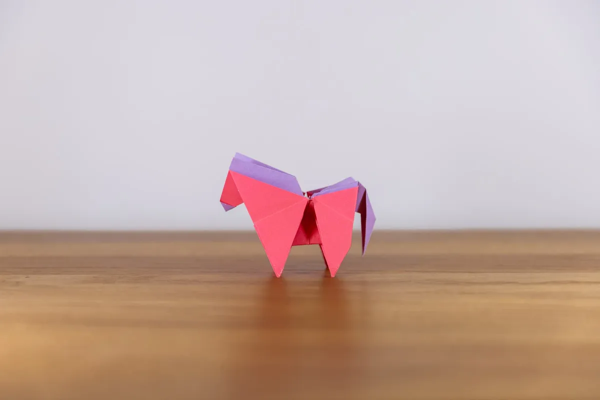 Konie - origami, zdjęcie 1