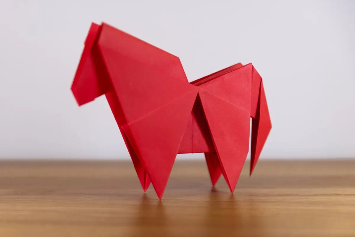 Konie - origami, zdjęcie 4