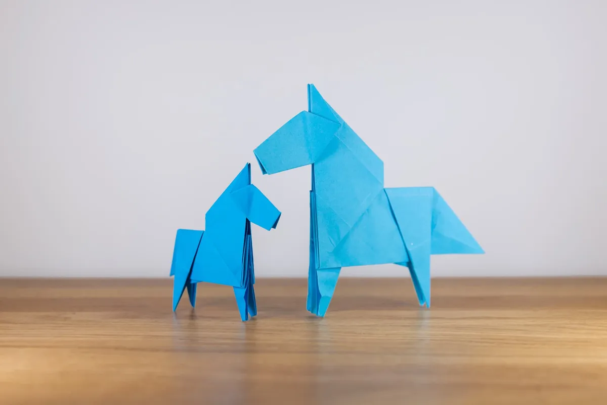 Konie - origami, zdjęcie 14