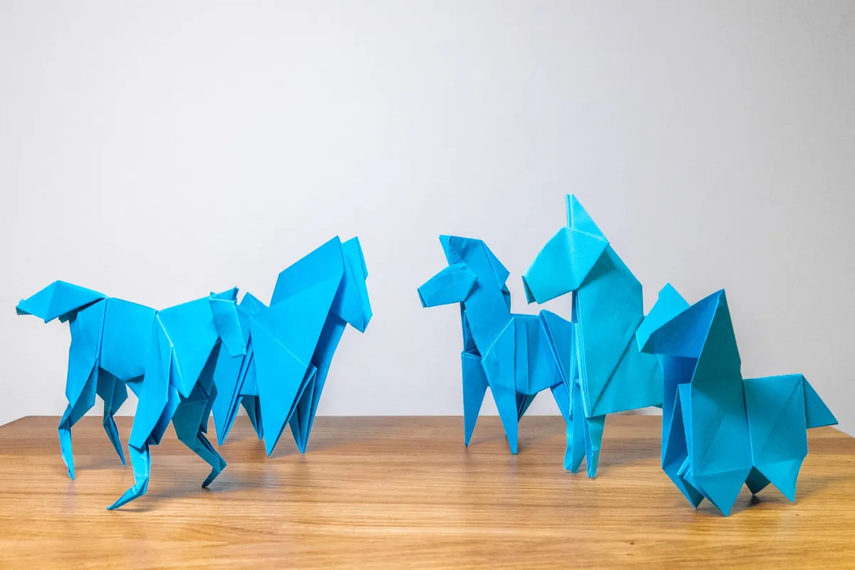 Konie - origami, zdjęcie 15
