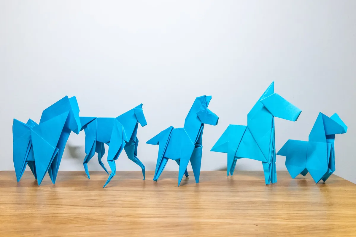 Konie - origami, zdjęcie 16