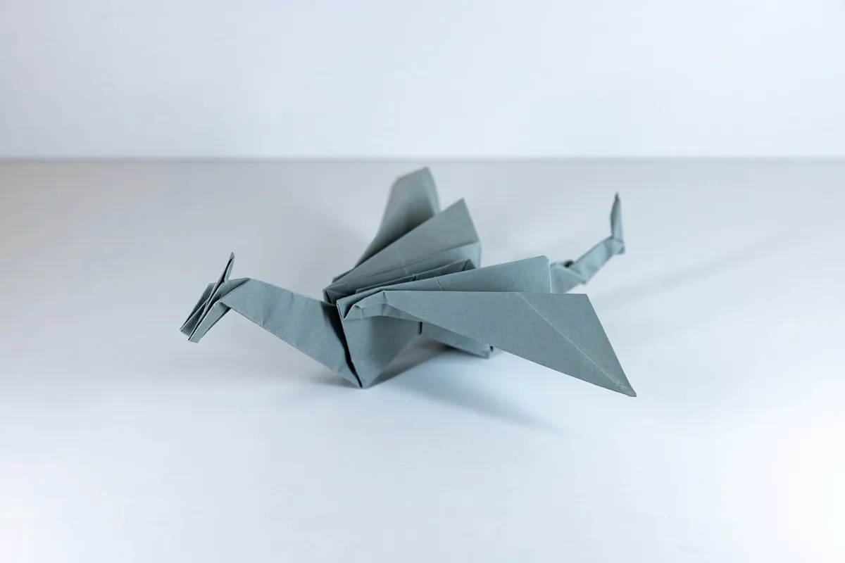 Smok A - origami, zdjęcie 1