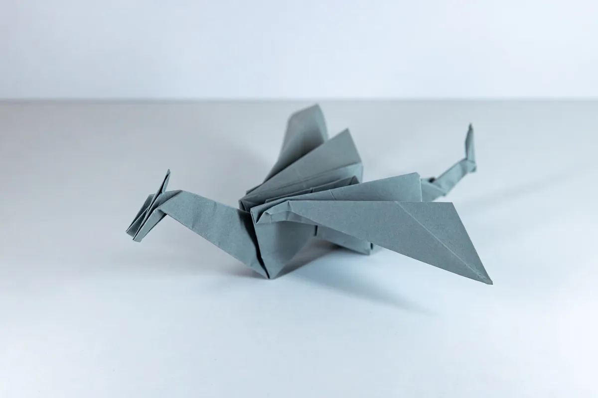 Smok A - origami, zdjęcie 2
