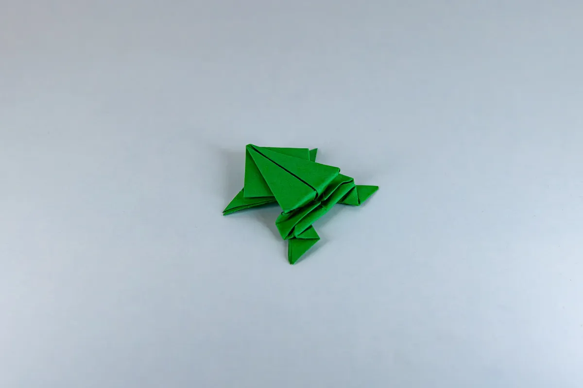 Żaba - origami, zdjęcie 1