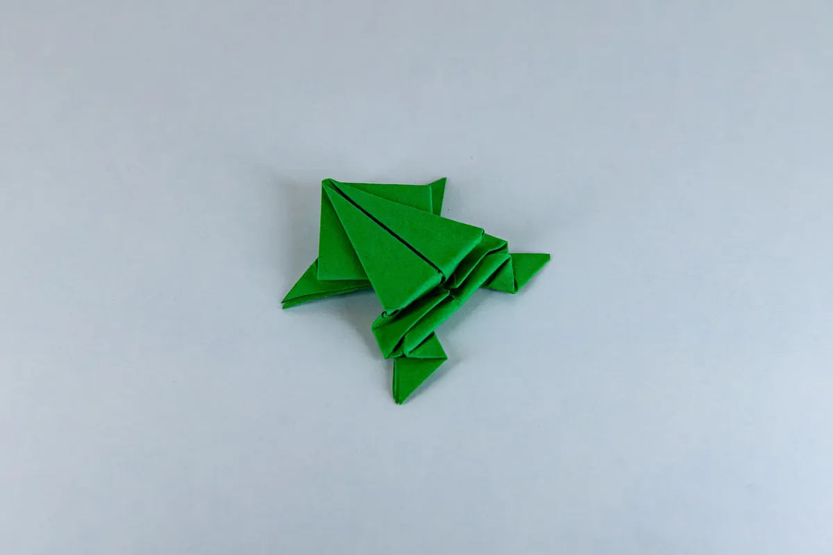 Żaba - origami, zdjęcie 2