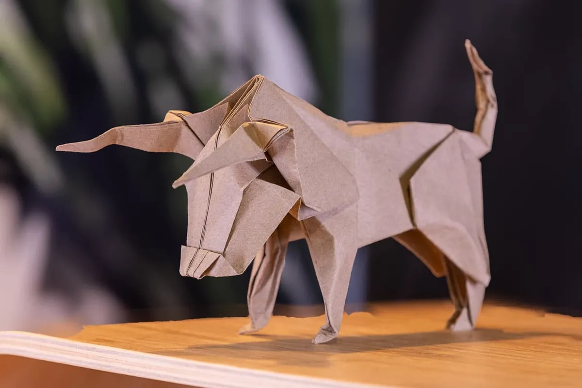 Byk - origami, zdjęcie 1
