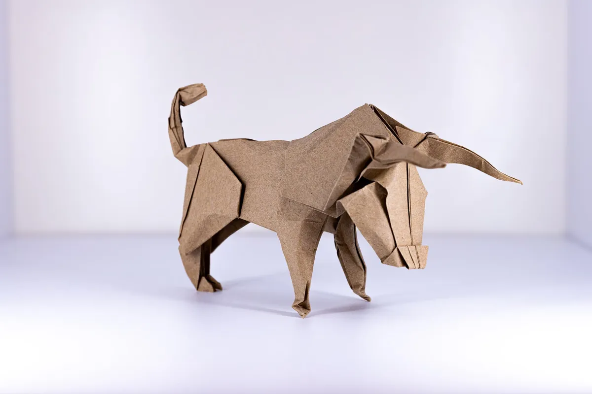 Byk - origami, zdjęcie 2