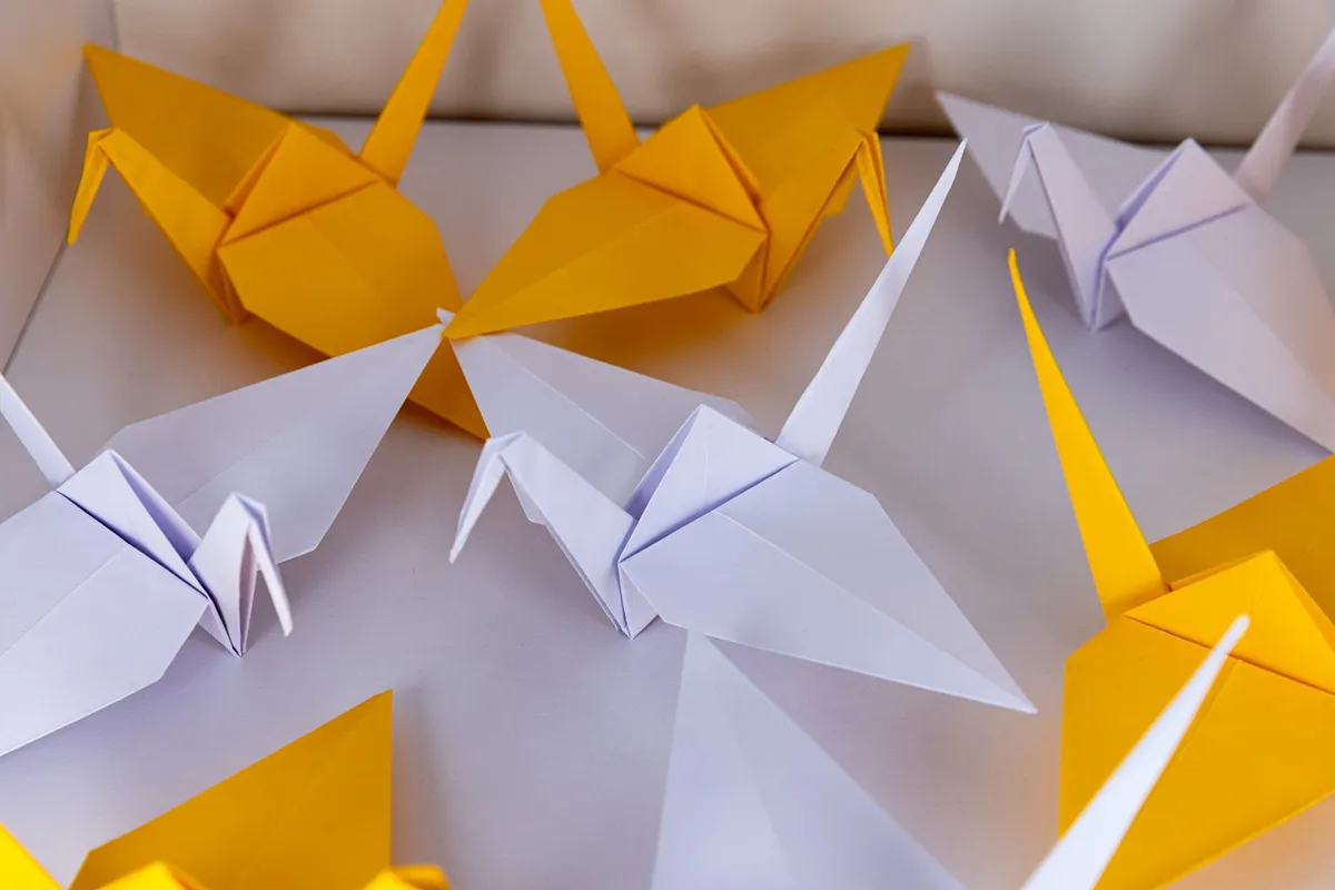 Żurawie - origami, zdjęcie 3