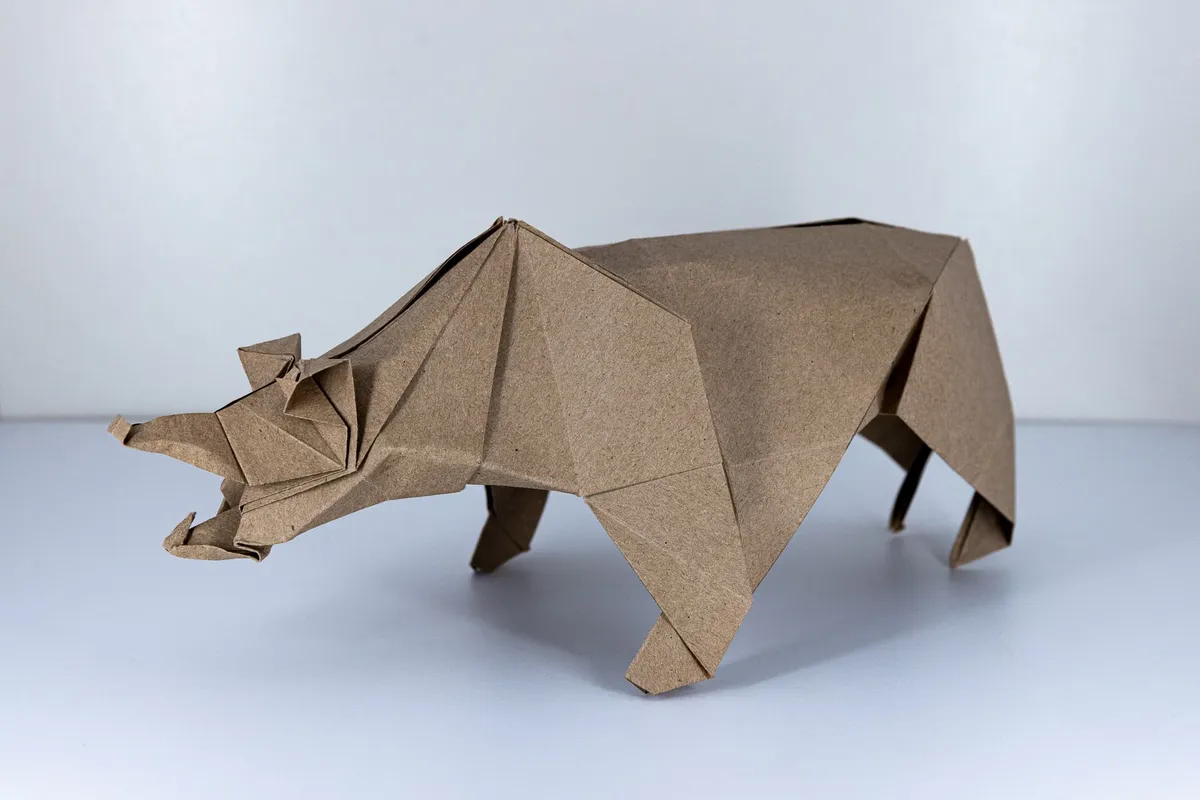 Grizzly - origami, zdjęcie 1