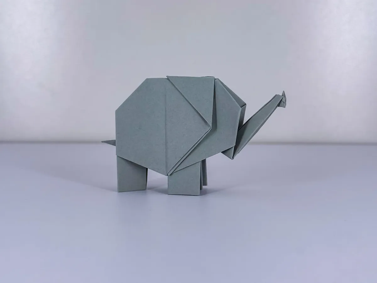 Słonik - origami, zdjęcie 1