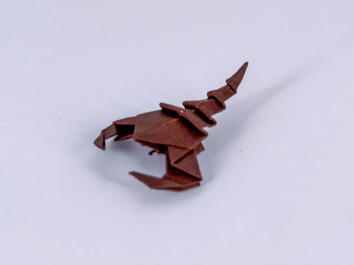 Skorpion - origami, zdjęcie 1