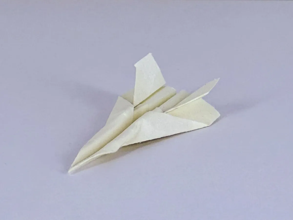 Samolot - origami, zdjęcie 1