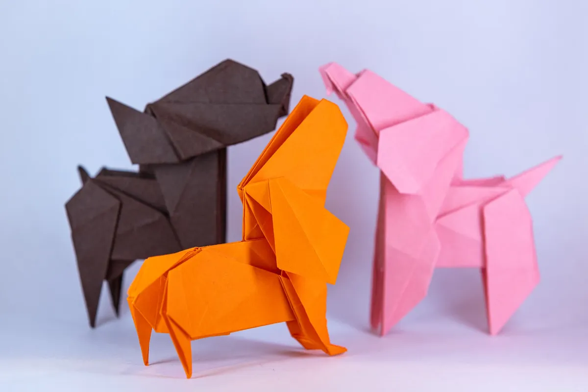 Pieski - origami, zdjęcie 7