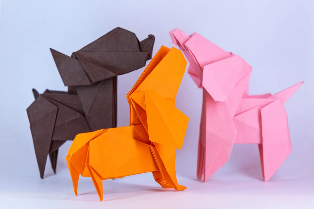 Pieski - origami, zdjęcie 8