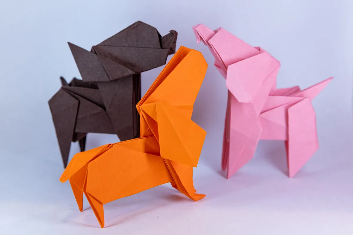 Pieski - origami, zdjęcie 9