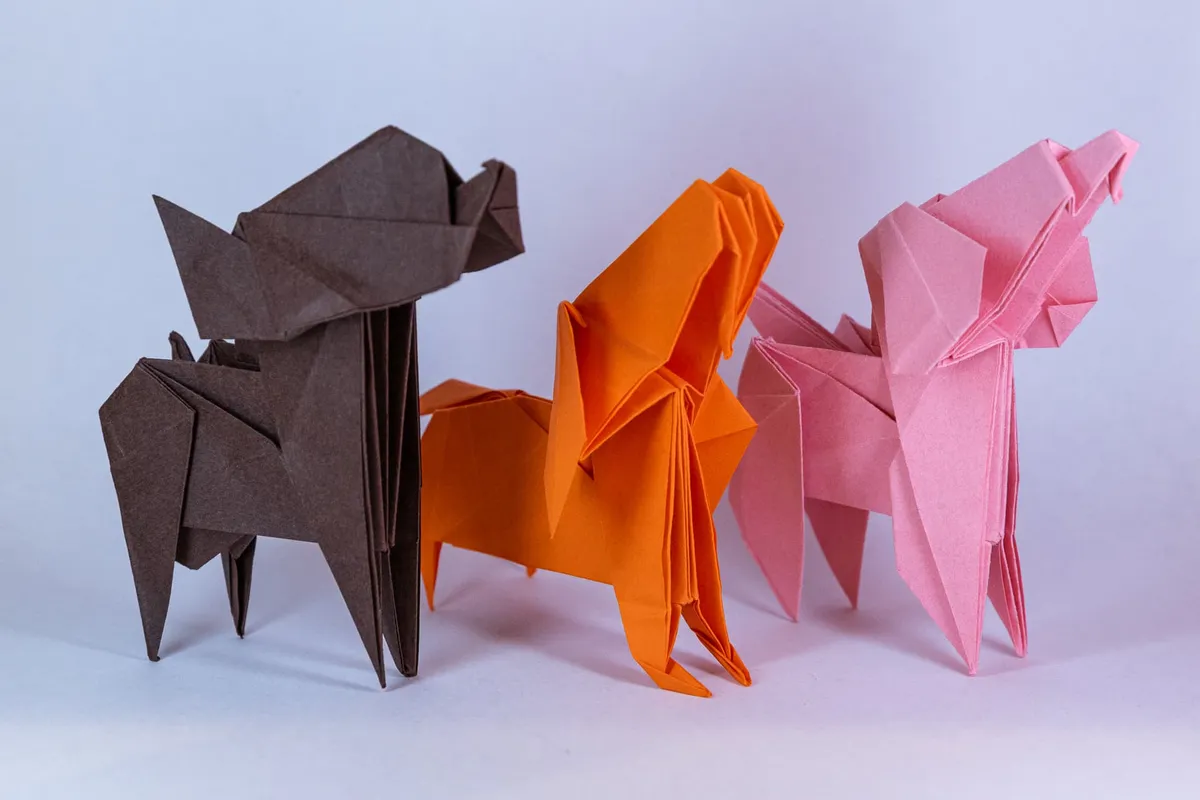 Pieski - origami, zdjęcie 11