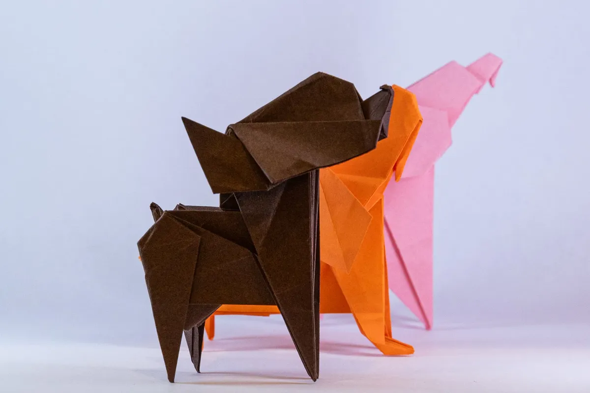 Pieski - origami, zdjęcie 13