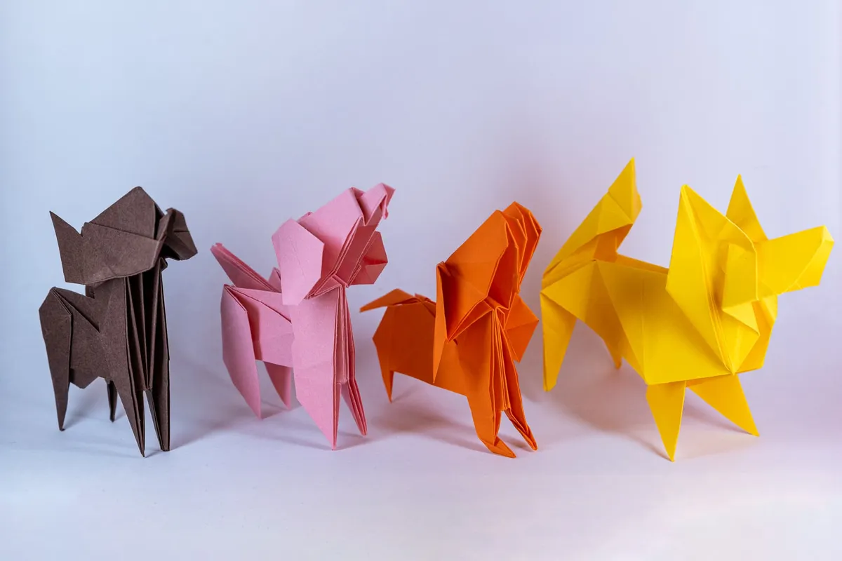 Pieski - origami, zdjęcie 16