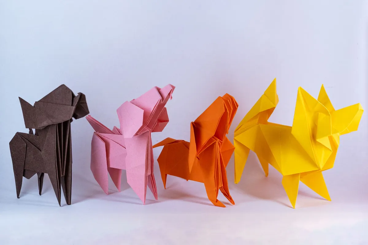 Pieski - origami, zdjęcie 17